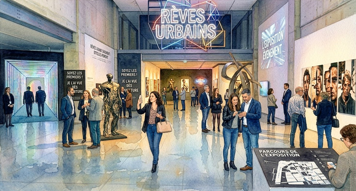 Nouvelles expositions à Paris, ouverture imminente.